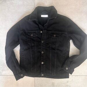 Topshop Topman Black Denim Jacket Men’s Xs